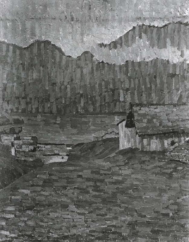Giovanni Giacometti Giorno di pioggia oil painting image